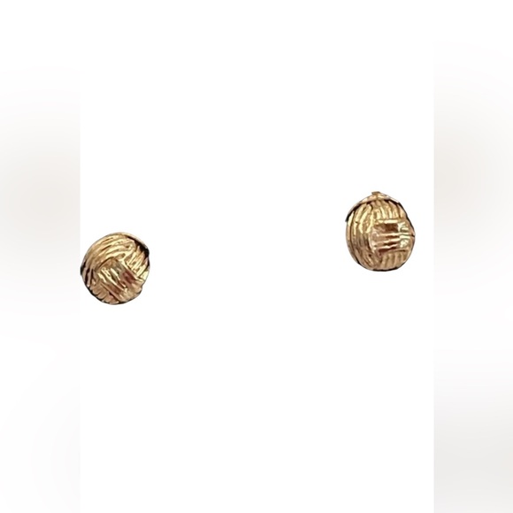 0.5” CH Carolina Herrera Mixed Metal Gold Tone Textured...